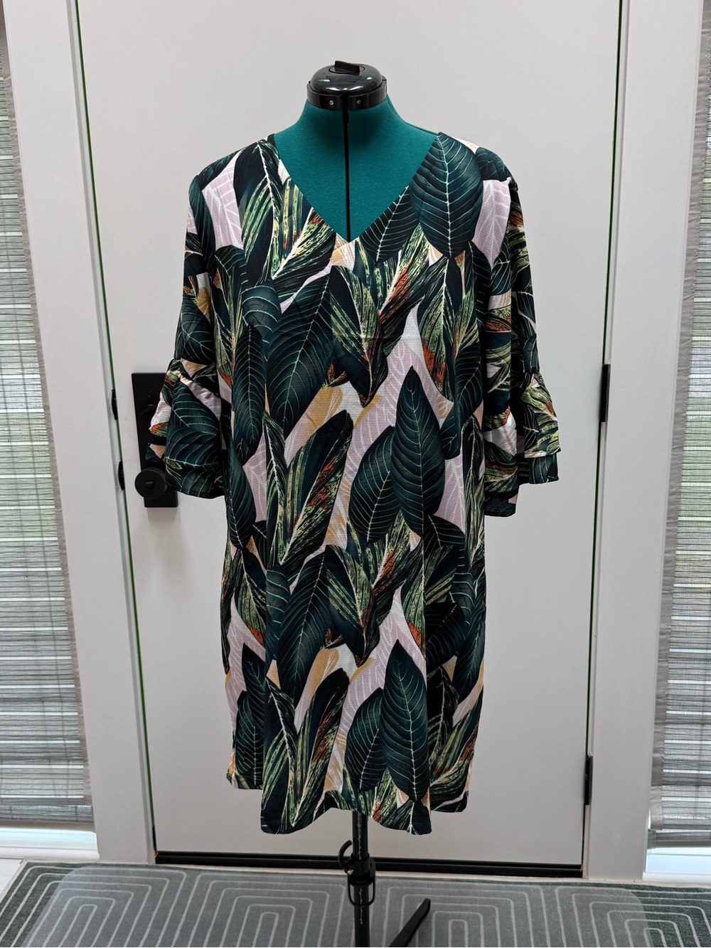 XXL Tropical Print Dress